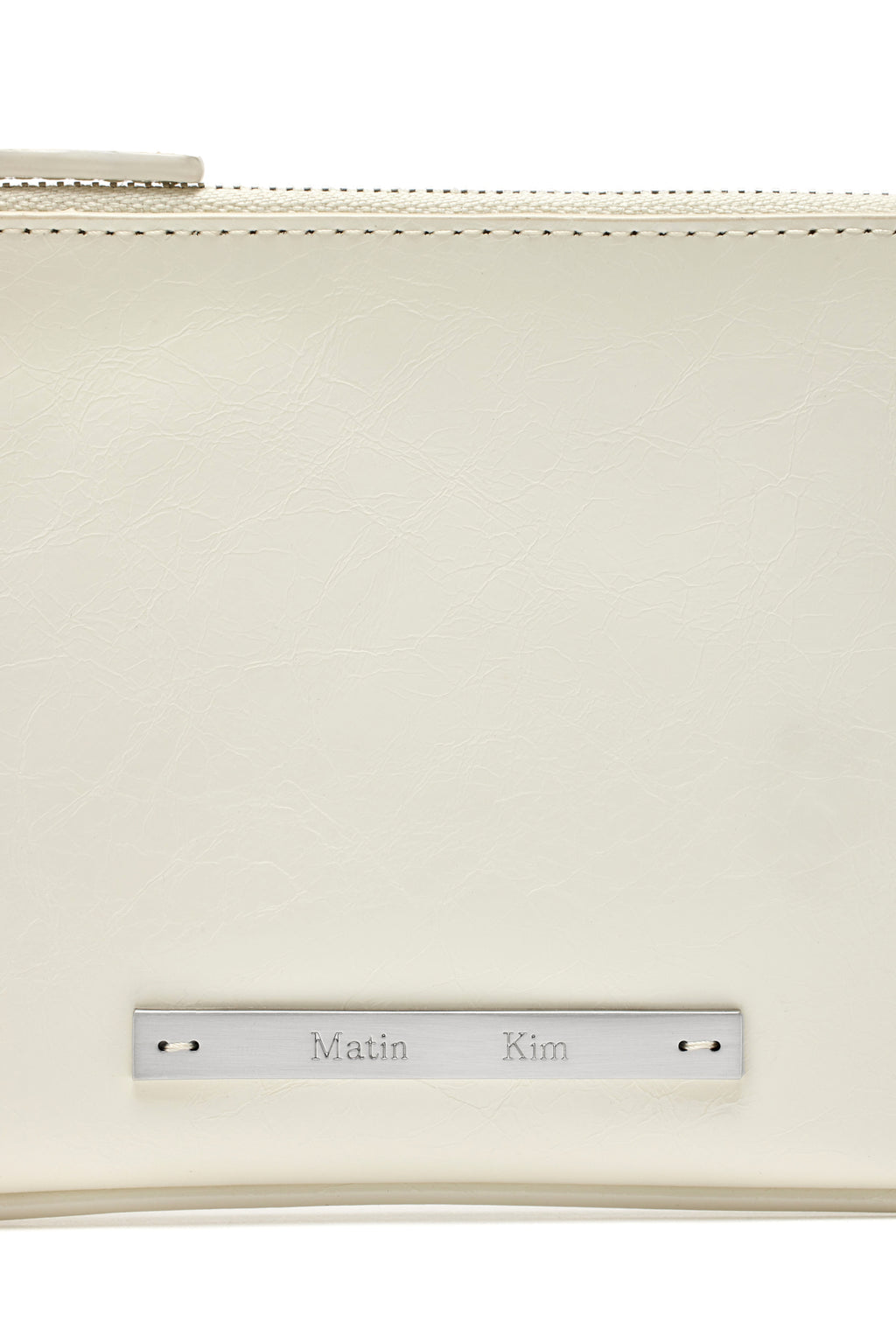 Matin Kim - Glossy Leather Micro Bag (Ivory) product image 3 | TRAB K-Fashion Australia