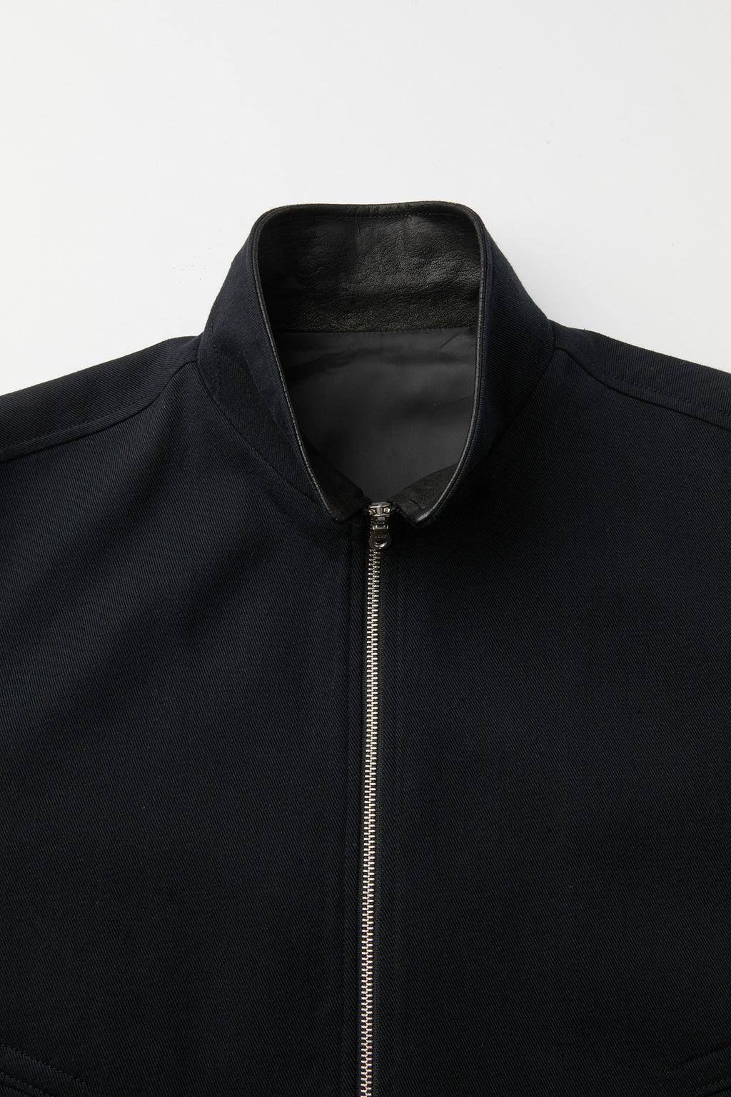 Coor - Pilot Leather Collar Jumper (Dark Navy) product image 5 | TRAB K-Fashion Australia