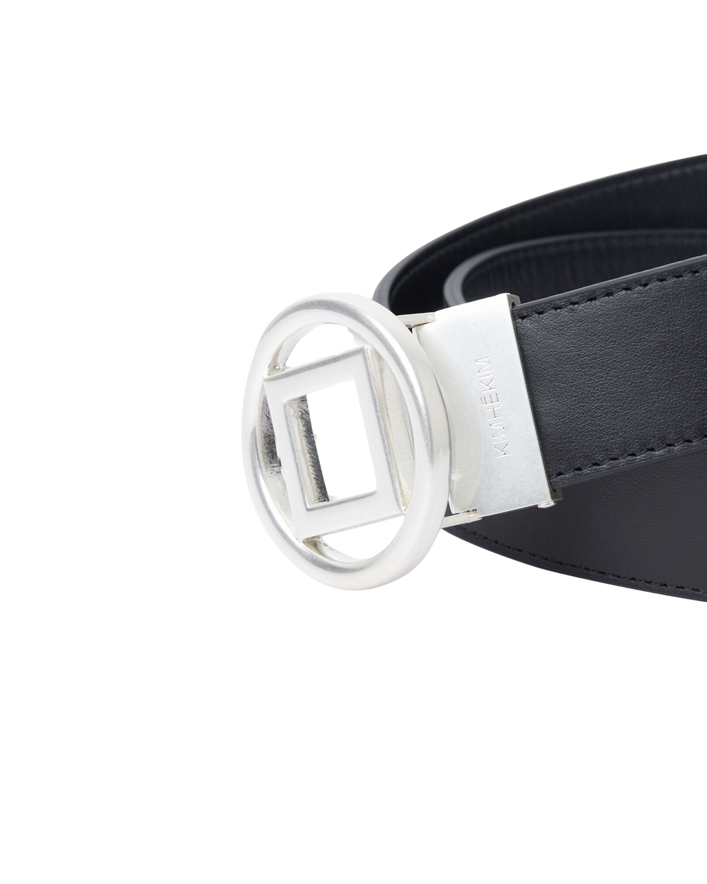 Kimhe Kim - Coin Logo Belt (Black/Silver) product image 9 | TRAB K-Fashion Australia