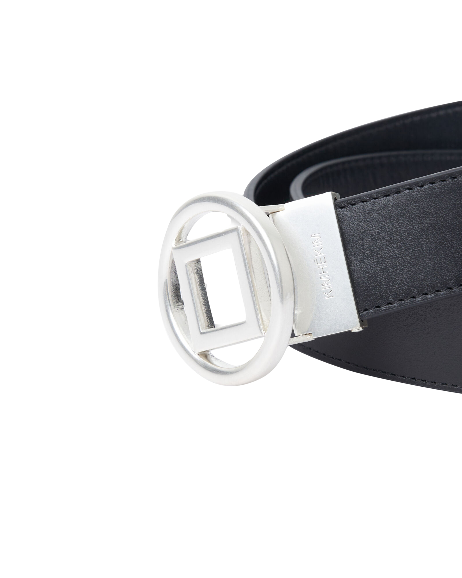 Kimhe Kim - Coin Logo Belt (Black/Silver) product image 9 | TRAB K-Fashion Australia