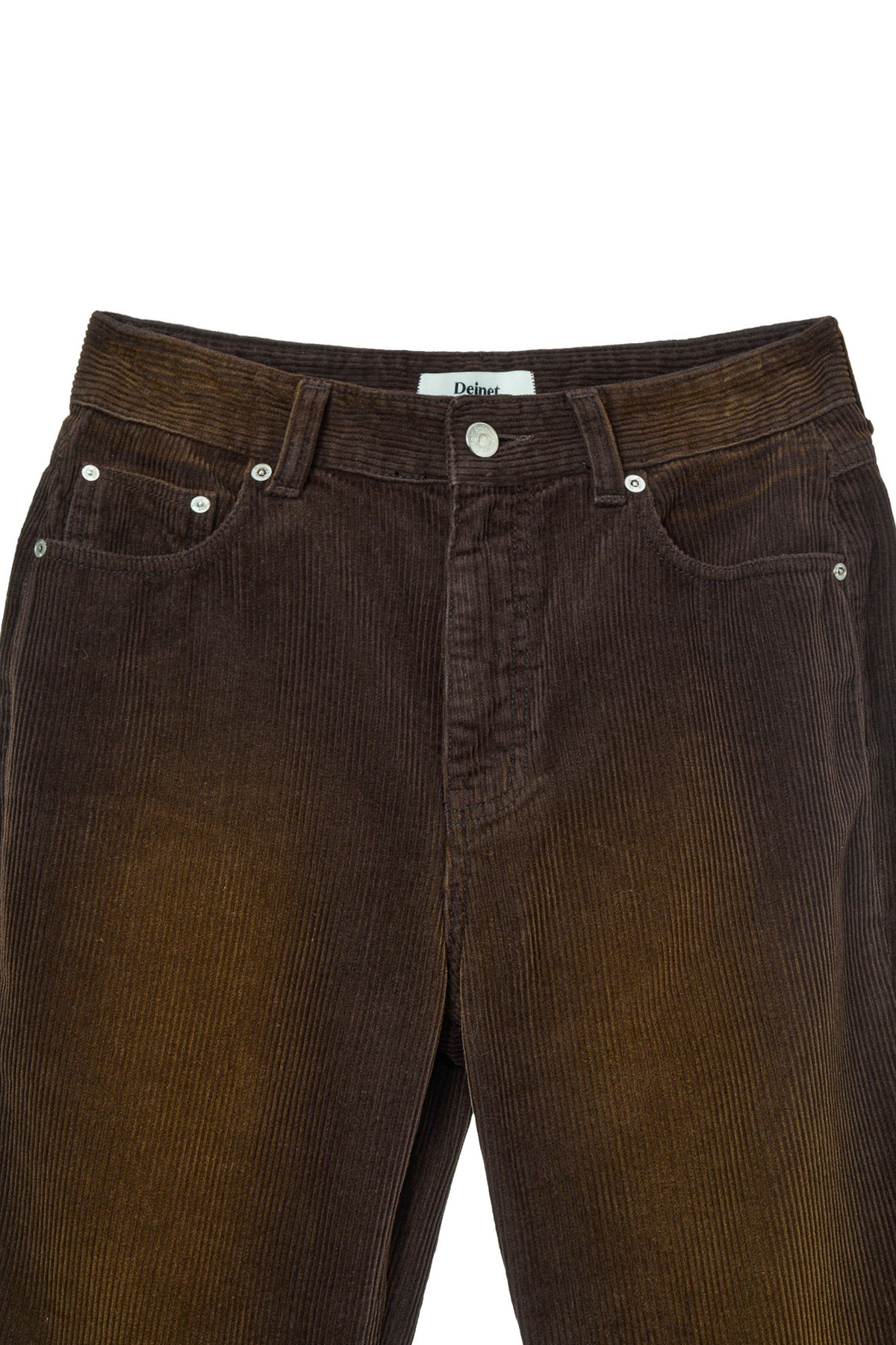 Deinet - Straight Brush Corduroy Pants (Dark Brown) product image 8 | TRAB K-Fashion Australia
