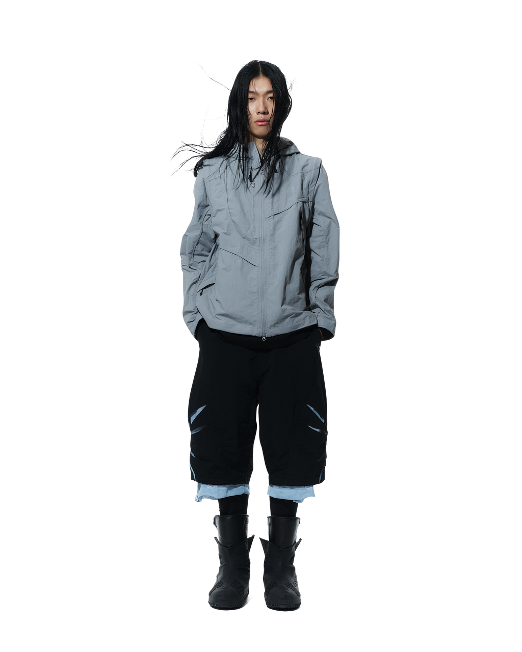 San San Gear - 2Way Wave Jacket (Blue Grey) product image 1 | TRAB K-Fashion Australia
