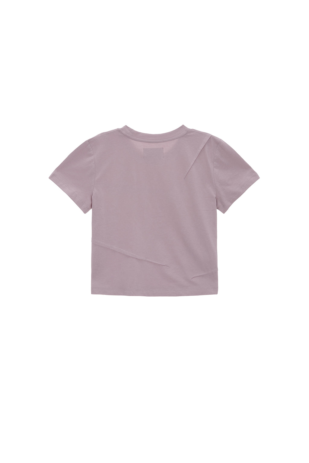 Matin Kim - Slit Pintuck Point Crop Top (Indian Pink) product image 2 | TRAB K-Fashion Australia