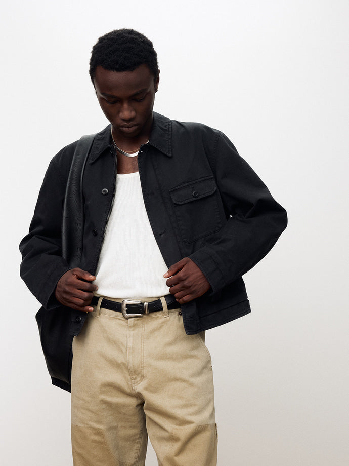 Tonywack - Garment-Dyed Cotton Deck Jacket (Faded Black) product image 4 | TRAB K-Fashion Australia