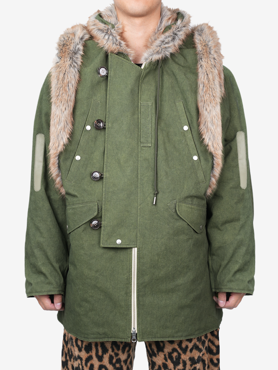 Juntae Kim - Paneled Hoodie N-3b Parka (OC2) product image 1 | TRAB K-Fashion Australia