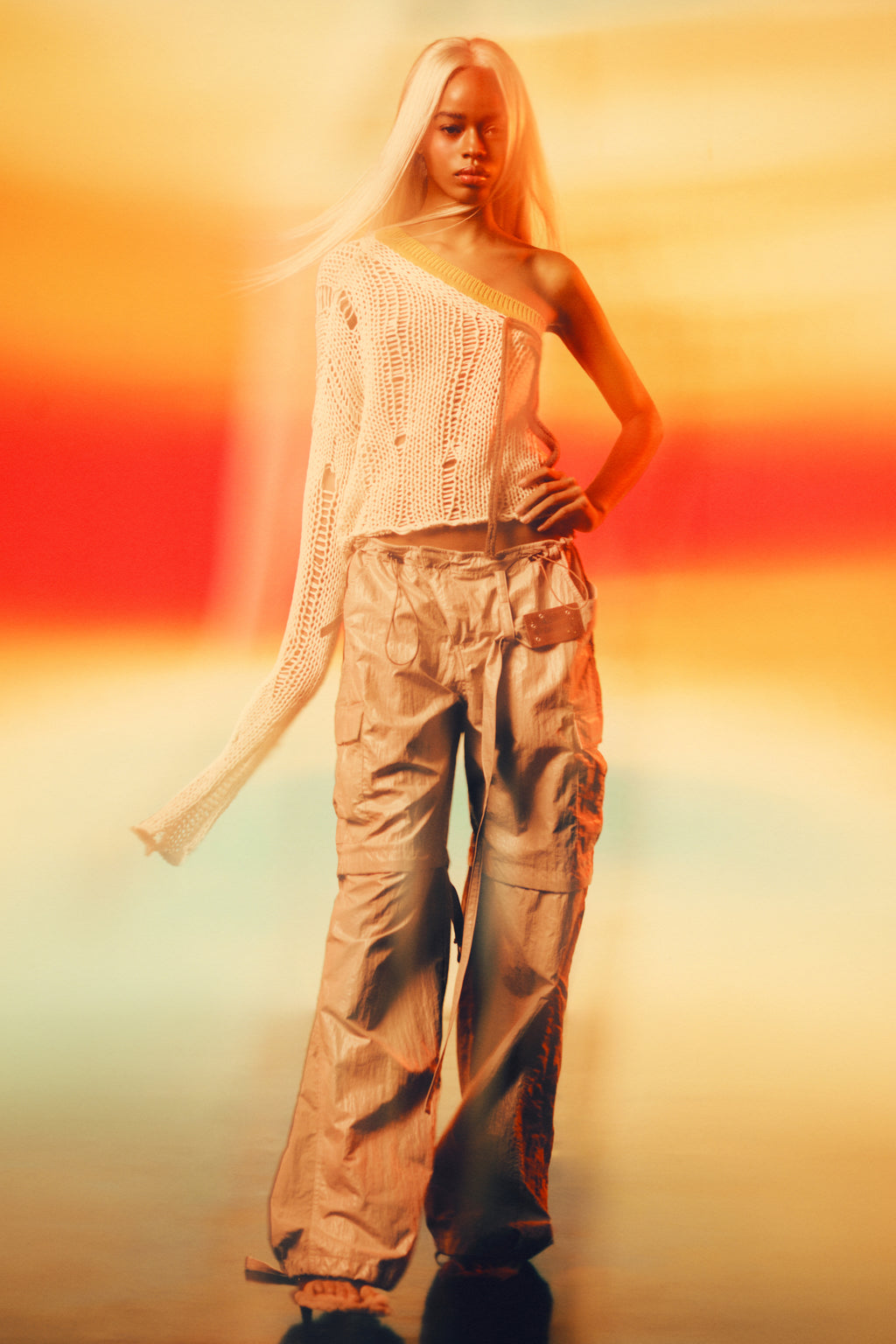 Andersson Bell - Adsb X Ottolinger One Shoulder Knit (Ivory) product image 5 | TRAB K-Fashion Australia