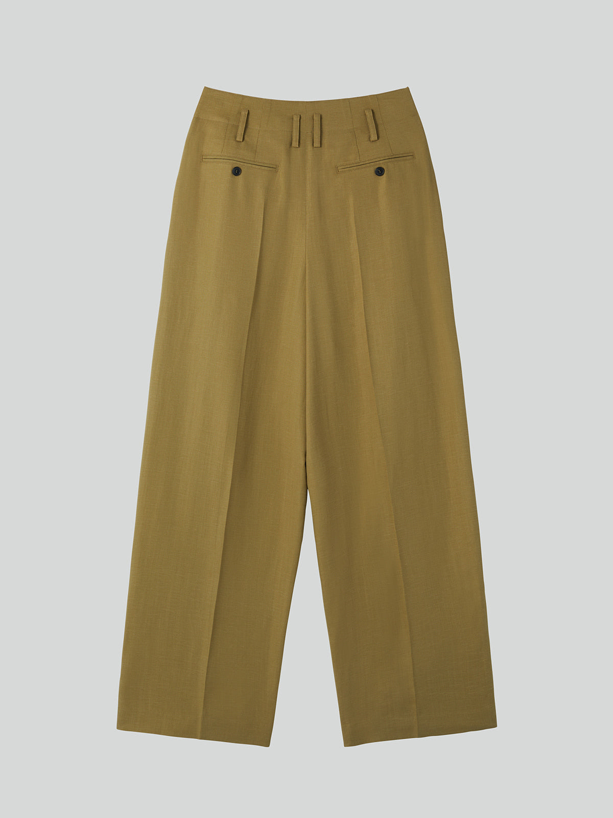 Recto - Linen Blend Pleated Pants (Beige Khaki) product image 5 | TRAB K-Fashion Australia