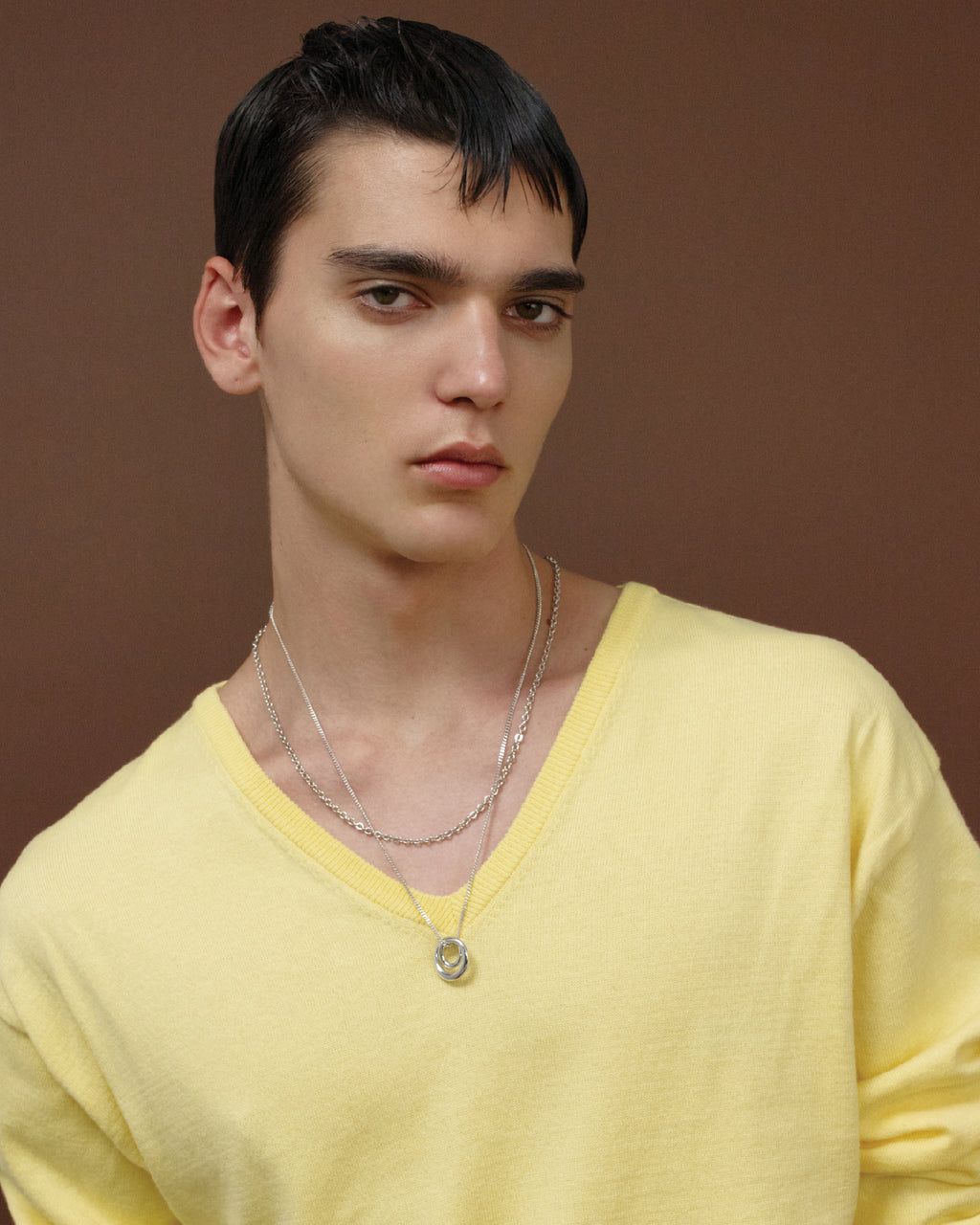 Numbering - Coiled Clasp Chain Necklace #6808 product image 3 | TRAB K-Fashion Australia