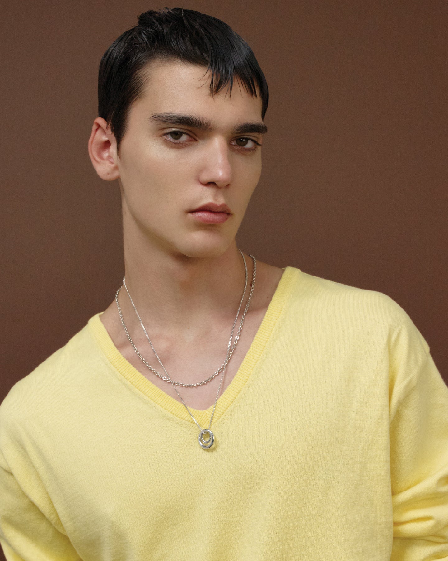 Numbering - Coiled Clasp Chain Necklace #6808 product image 3 | TRAB K-Fashion Australia