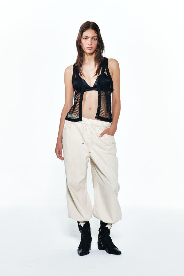 Deinet - Crochet Knit Vest (Black) product image 6 | TRAB K-Fashion Australia