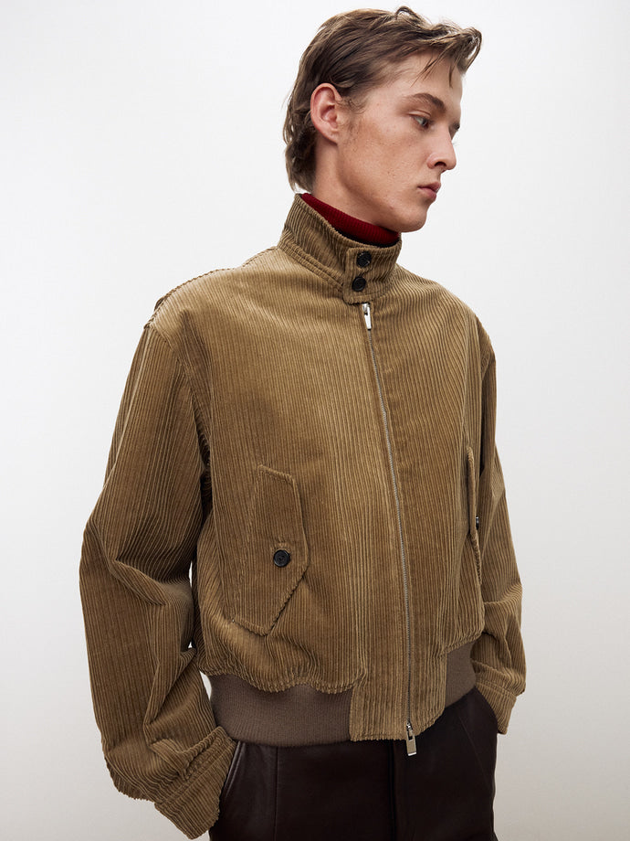 Tonywack - Italian Corduroy Harrington Jacket (Beige Khaki) product image 6 | TRAB K-Fashion Australia