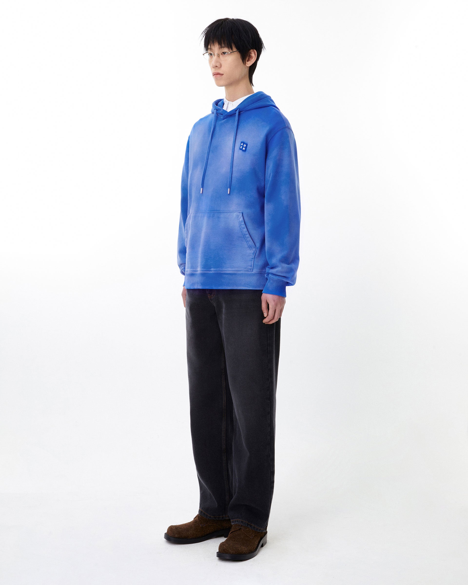Ader Error - Sig; BL Tag hoodie 01 (Z-Blue) product image 3 | TRAB K-Fashion Australia