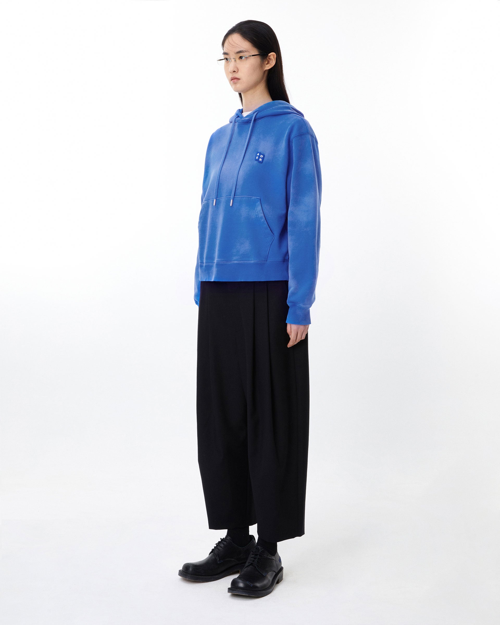 Ader Error - Sig; BL Tag hoodie 01 (Z-Blue) product image 3 | TRAB K-Fashion Australia