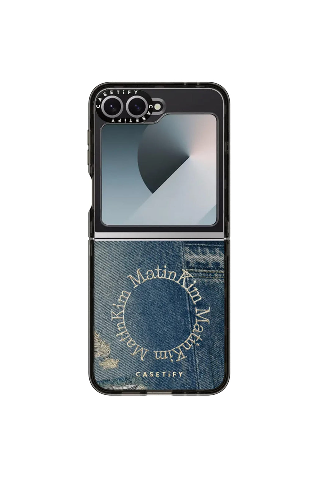 Matin Kim - Matin Kim X Casetify Denim Circle Case (Blue) product image 10 | TRAB K-Fashion Australia