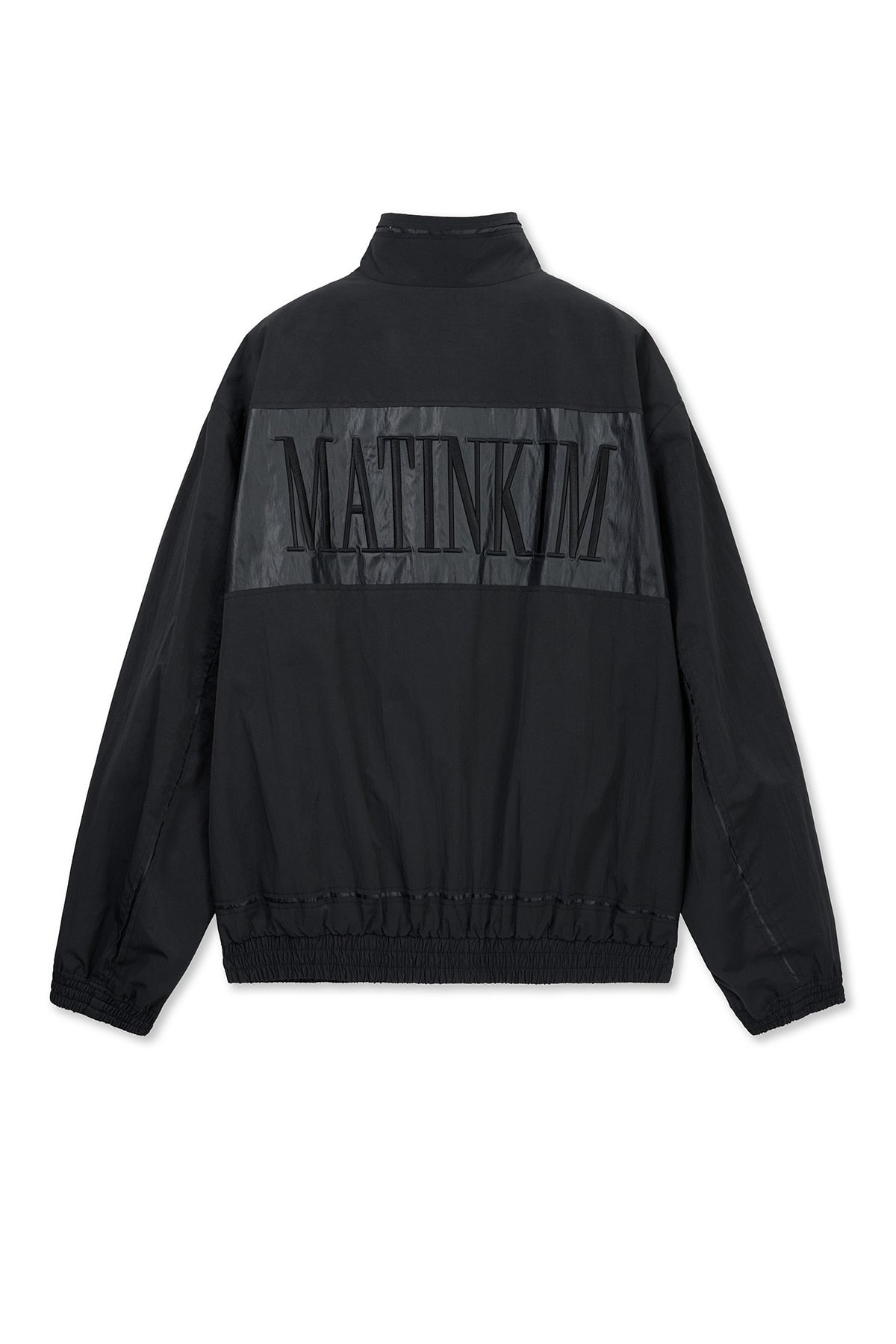 Matin Kim - Embroidery Back Logo Jumper (Black) product image 2 | TRAB K-Fashion Australia