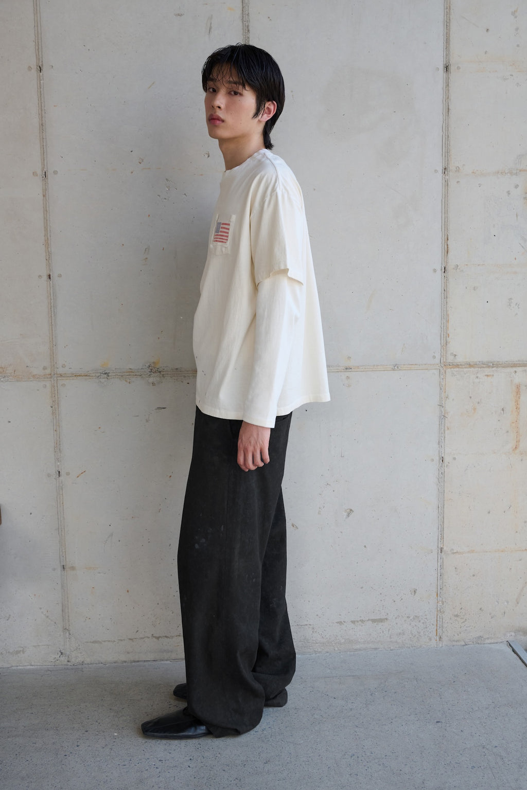 STU - Usa Flag T-shirt (Ivory) product image 13 | TRAB K-Fashion Australia