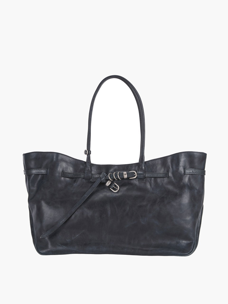 Marge Sherwood - Grandma Used Bag Large (Navy Pull-Up) product image 4 | TRAB K-Fashion Australia