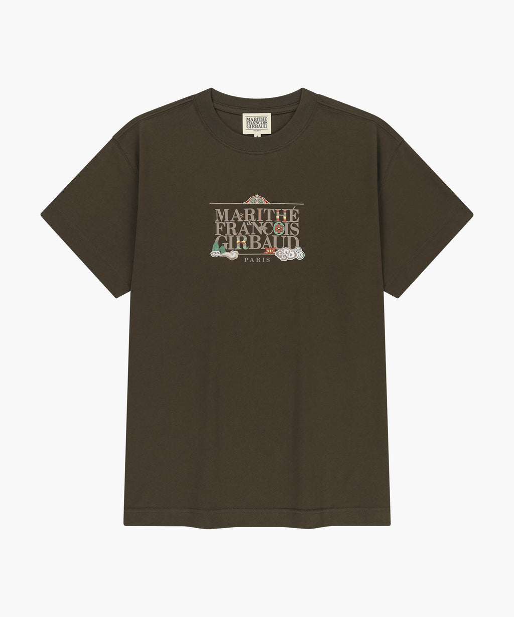 Marithe & Francois Girbaud - Seoul Exclusive Classic Logo Tee (Dark Brown) product image 6 | TRAB K-Fashion Australia