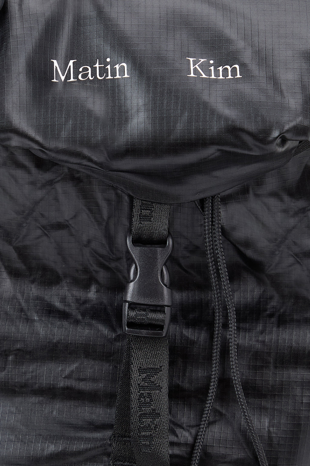 Matin Kim - Glossy Packable Backpack (Black) product image 3 | TRAB K-Fashion Australia