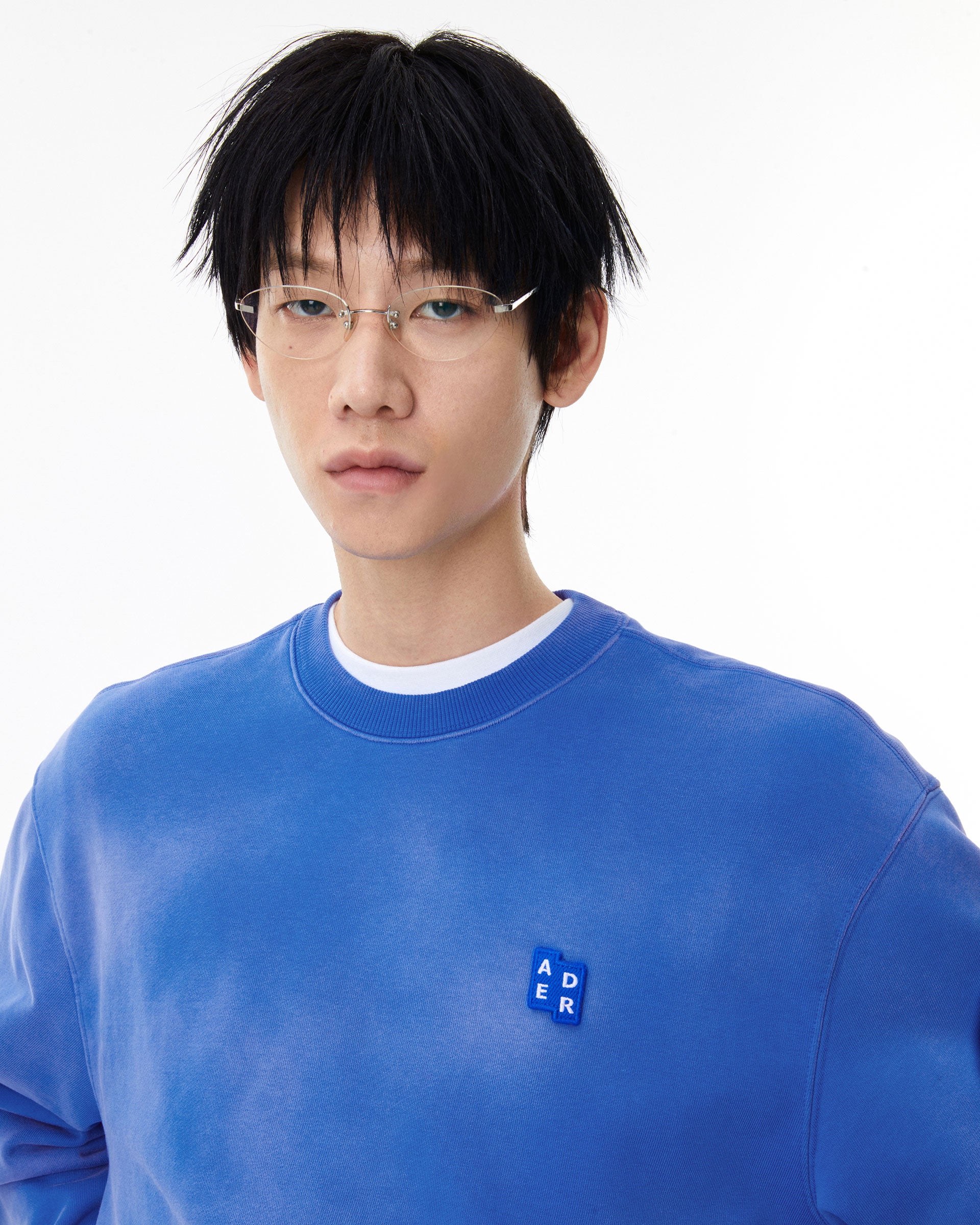 Ader Error - Sig; BL Tag sweatshirt 01 (Z-Blue) product image 2 | TRAB K-Fashion Australia
