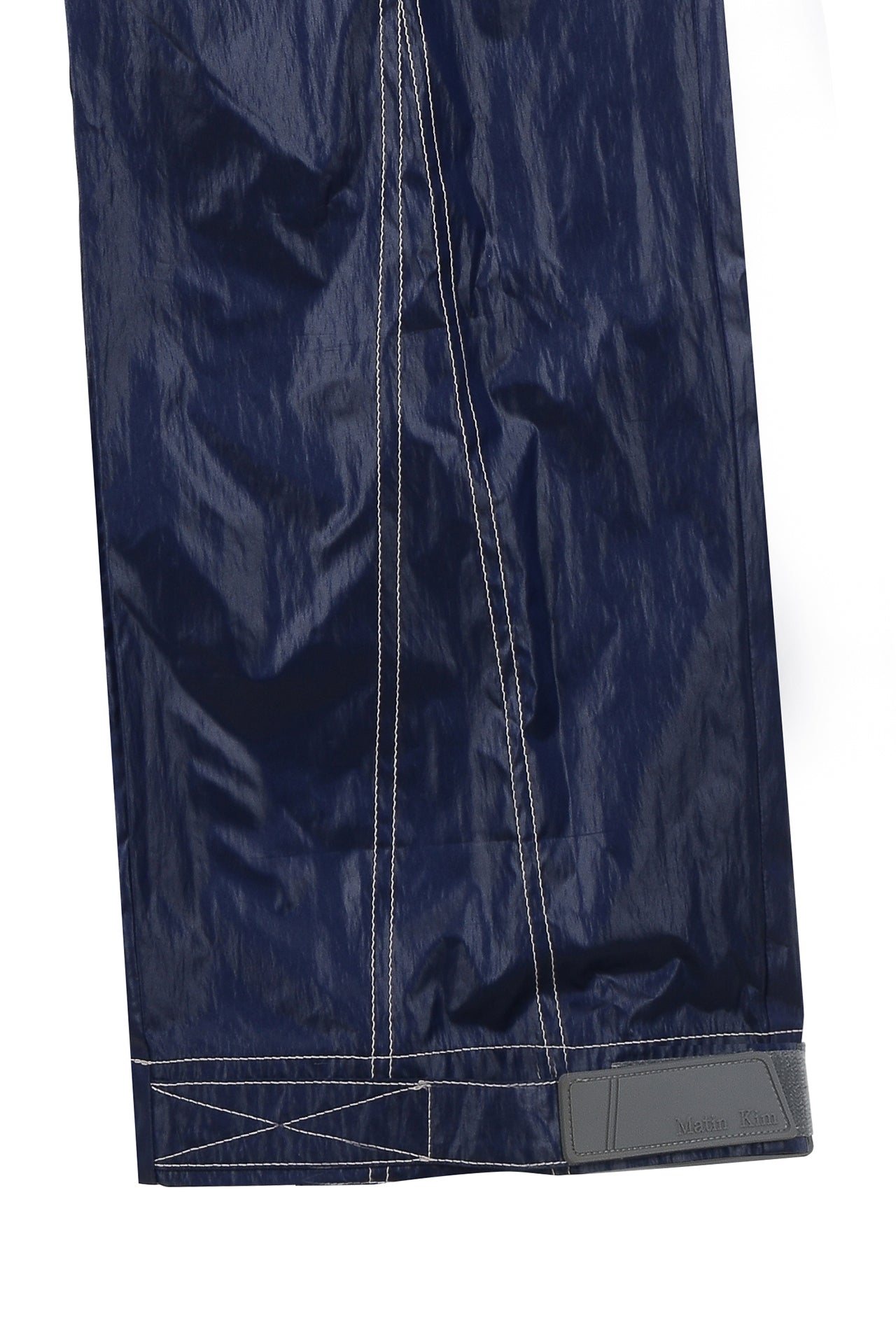 Matin Kim - Stitch Detailed Trucker Pants (Blue) product image 4 | TRAB K-Fashion Australia