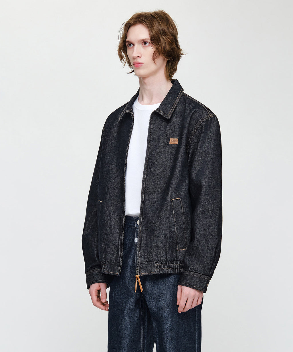 Marithe & Francois Girbaud - Denim Zip-up Trucker Jacket (Indigo) product image 1 | TRAB K-Fashion Australia