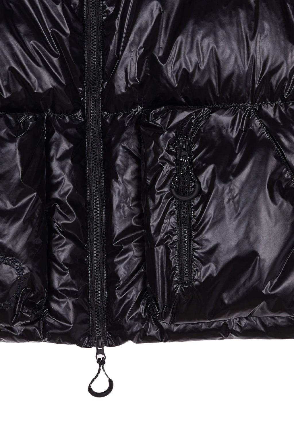 Matin Kim - Color Point Puffer Down Jumper (Black) product image 4 | TRAB K-Fashion Australia