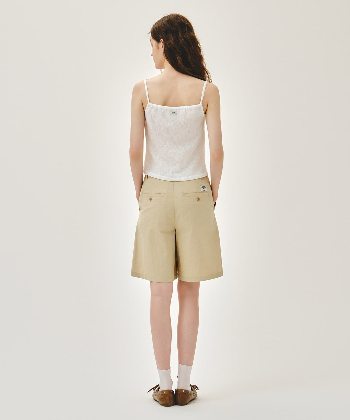 Marithe & Francois Girbaud - Bermuda Half Pants (Beige) product image 5 | TRAB K-Fashion Australia
