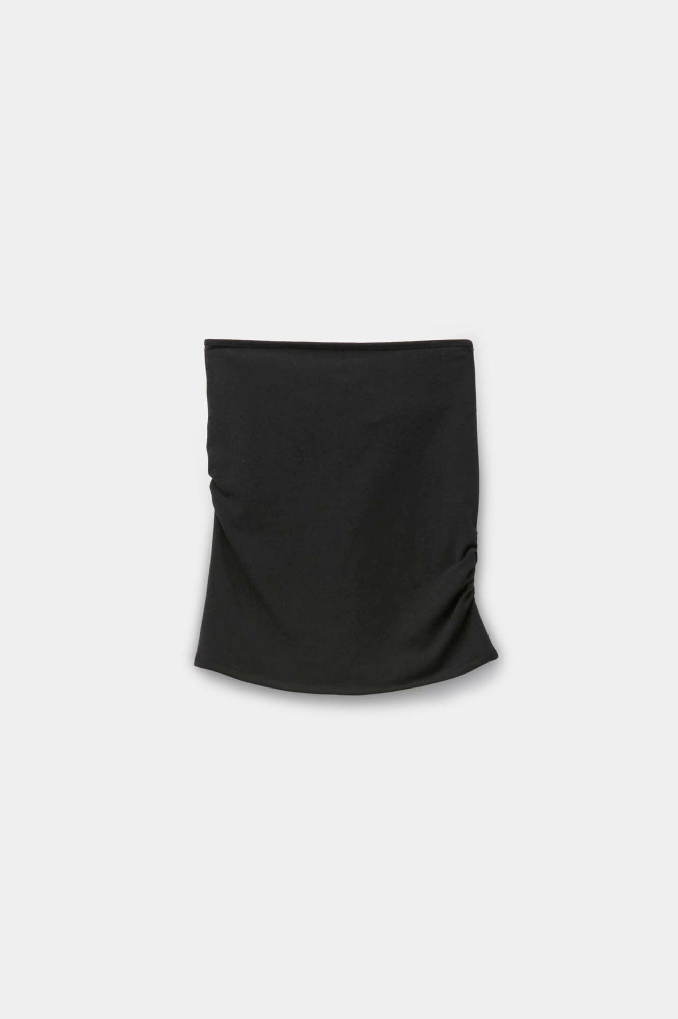 Coor - Back Strap Shirring Tube Top (Black) product image 1 | TRAB K-Fashion Australia