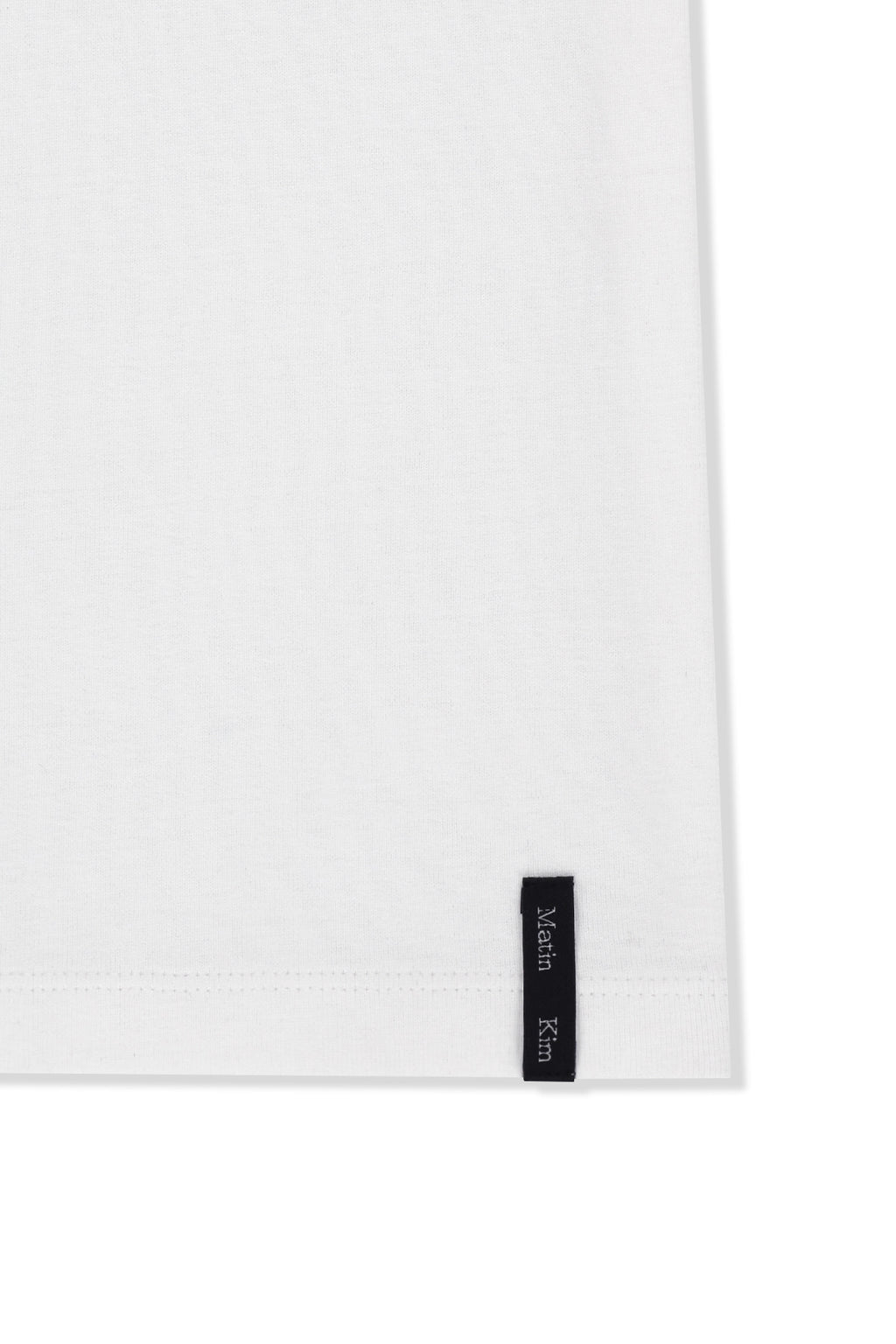 Matin Kim - Label Detail Slim Fit Top (Ivory) product image 4 | TRAB K-Fashion Australia