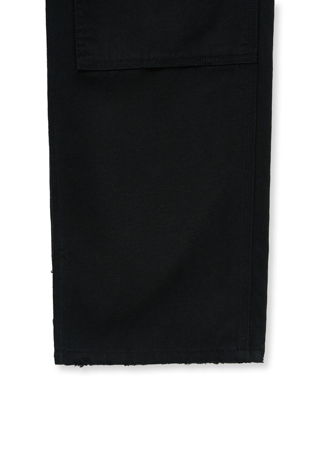 Matin Kim - Distressed Double Knee Work Pants (Black) product image 5 | TRAB K-Fashion Australia