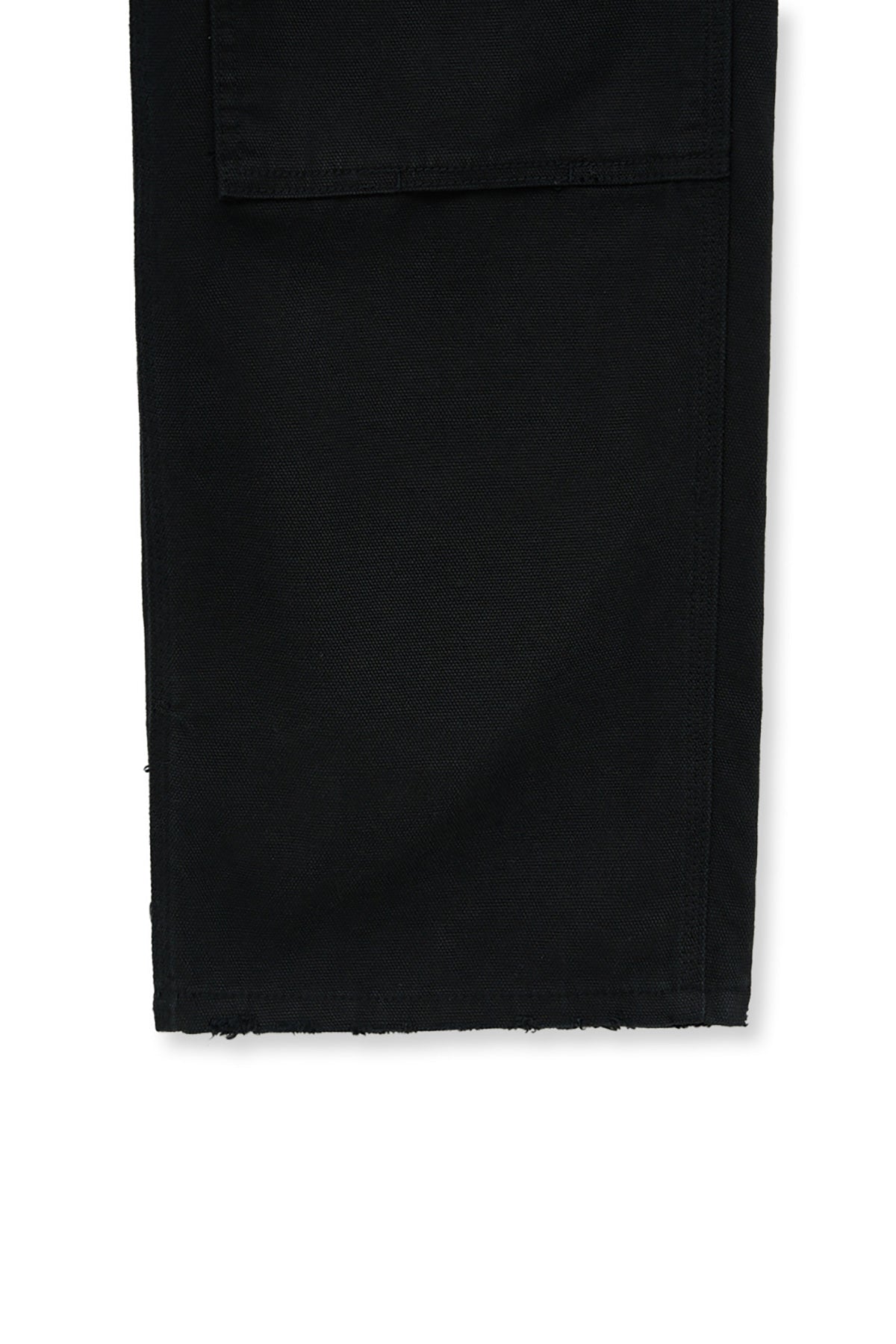 Matin Kim - Distressed Double Knee Work Pants (Black) product image 5 | TRAB K-Fashion Australia