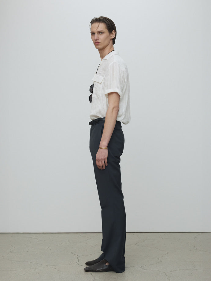 Tonywack - French Linen Croched Shirt (White) product image 3 | TRAB K-Fashion Australia
