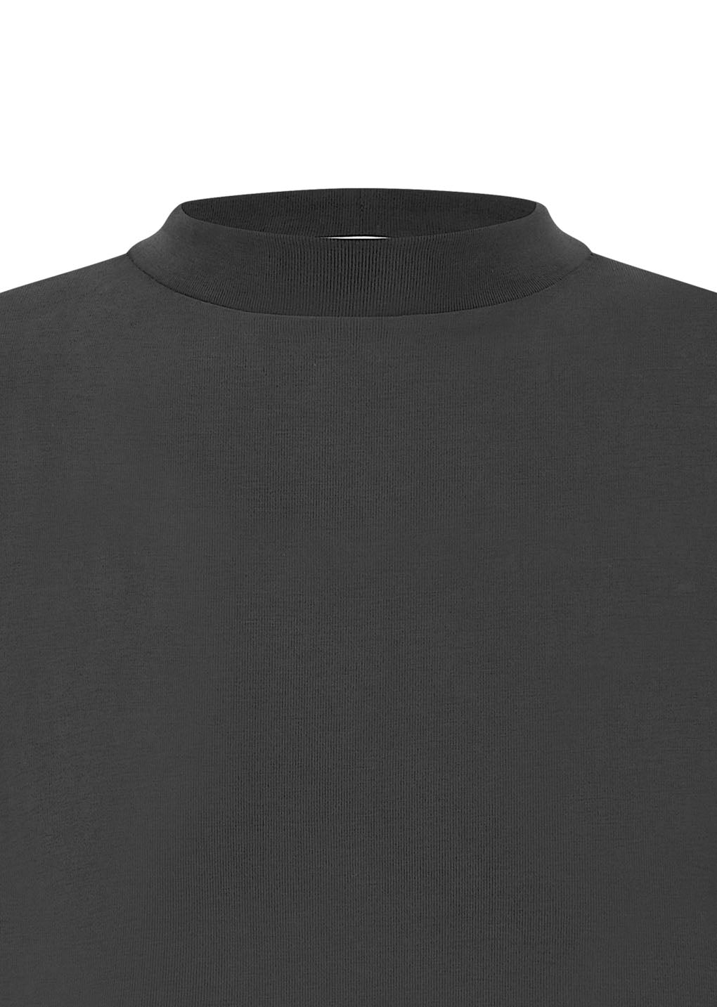 Amomento - [Pre-Order] Mock Neck Raglan T-shirt (Charcoal) product image 4 | TRAB K-Fashion Australia