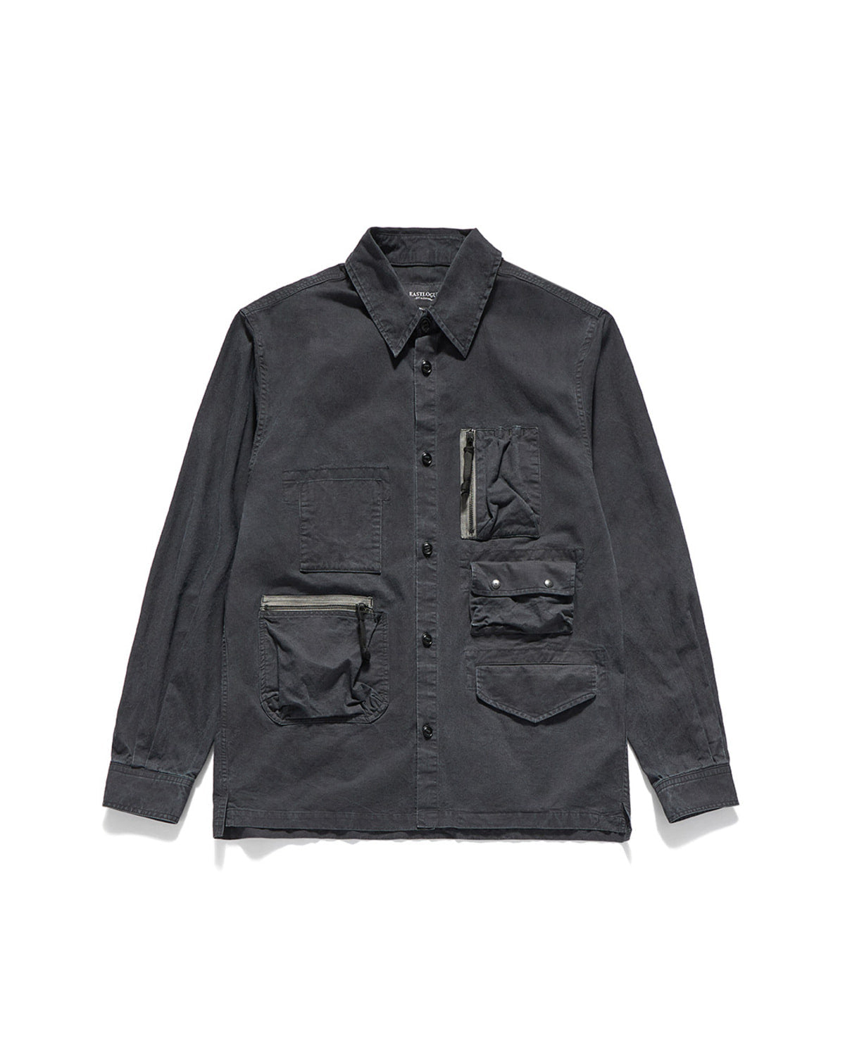 Eastlogue - Mil Multi Pocket Shirts (Washed Black) product image 5 | TRAB K-Fashion Australia