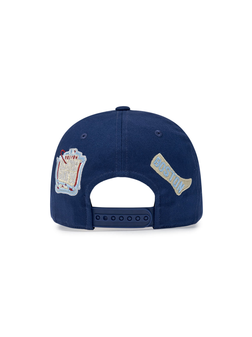 MLB Korea - MLB Signature All-Over Patch Structure Ball Cap Boston Red Sox (Navy) product image 6 | TRAB K-Fashion Australia