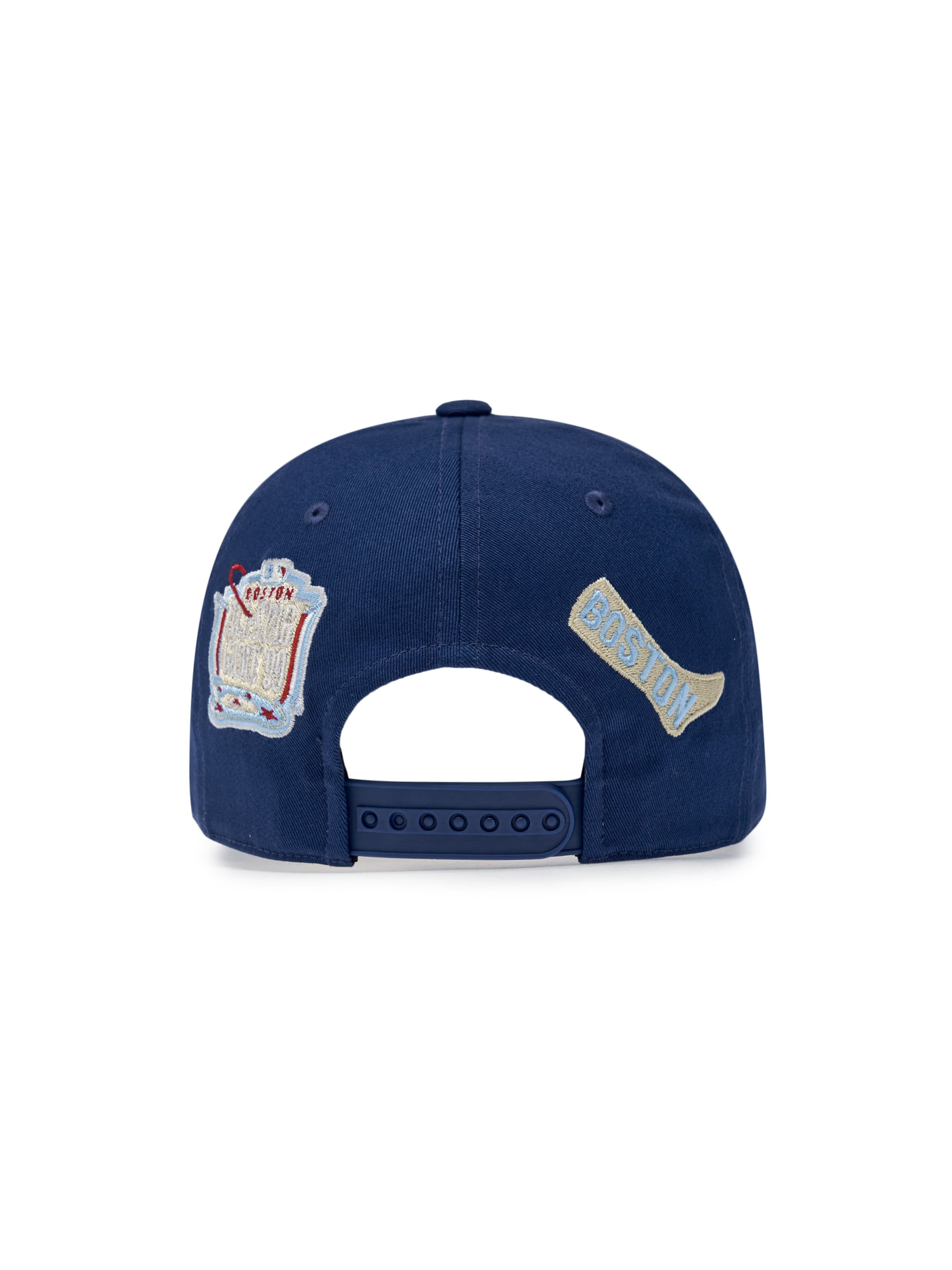 MLB Korea - MLB Signature All-Over Patch Structure Ball Cap Boston Red Sox (Navy) product image 6 | TRAB K-Fashion Australia