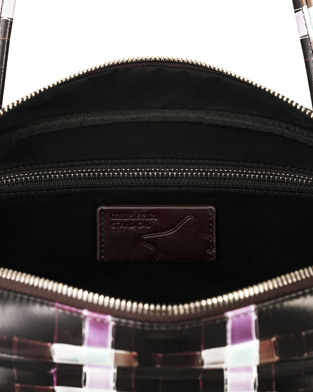 Stand Oil - Plaid Baguette Bag (Chocolate Painted Plaid) product image 8 | TRAB K-Fashion Australia