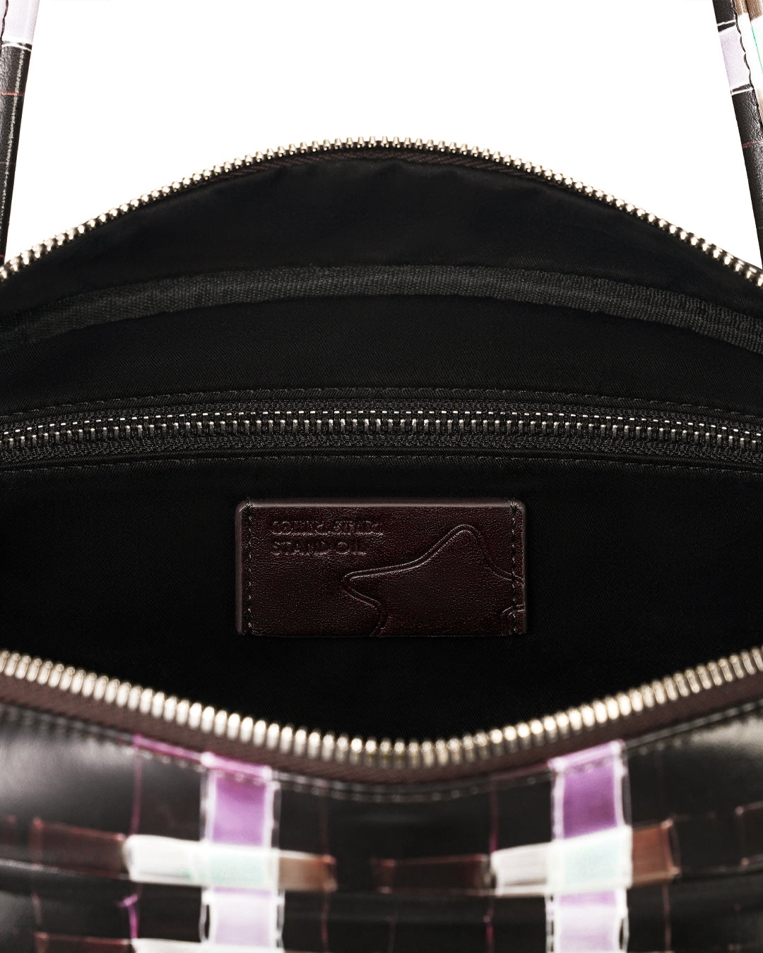Stand Oil - Plaid Baguette Bag (Chocolate Painted Plaid) product image 8 | TRAB K-Fashion Australia