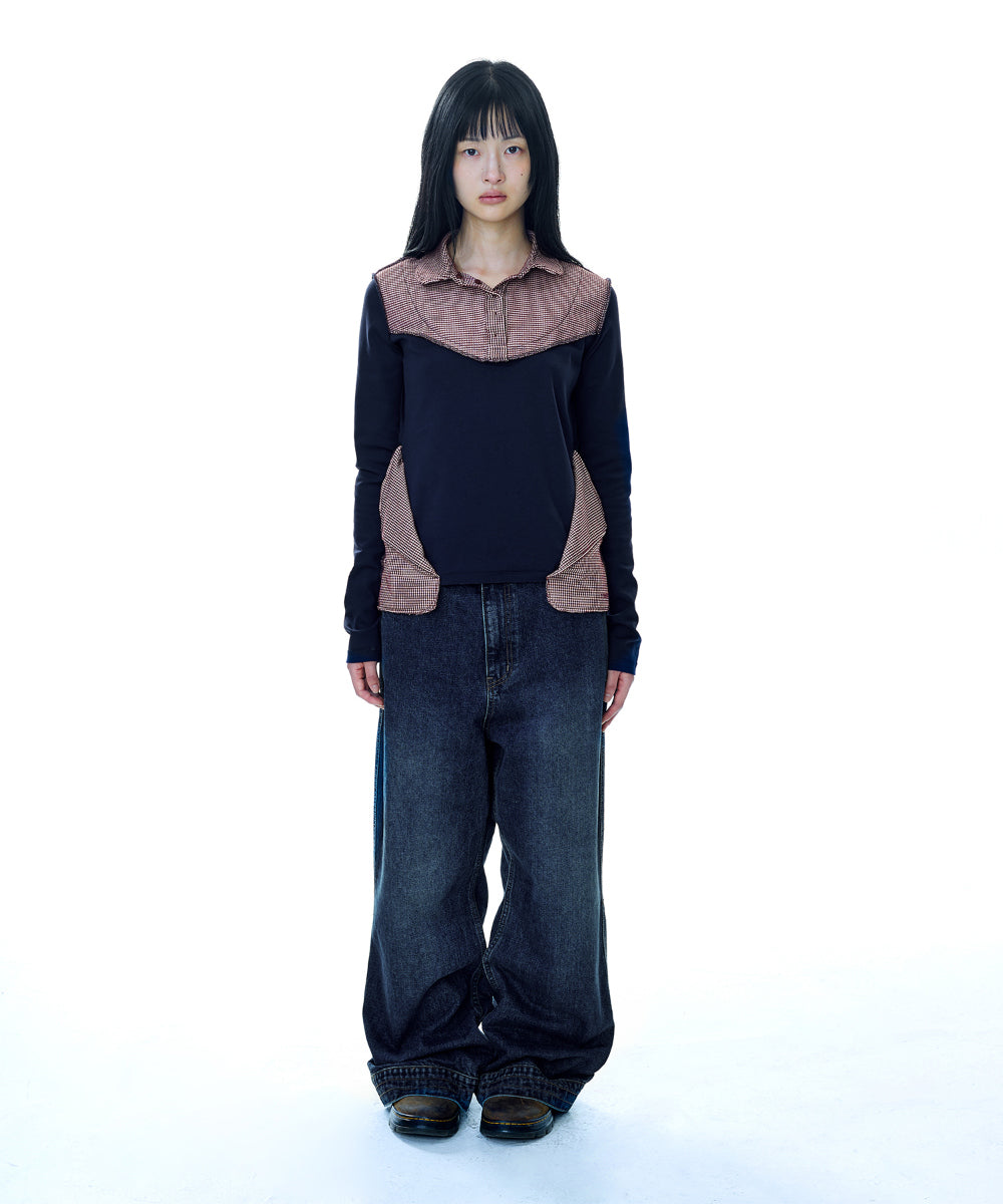 Coyseio - Deep Denim Pants (Navy) product image 22 | TRAB K-Fashion Australia