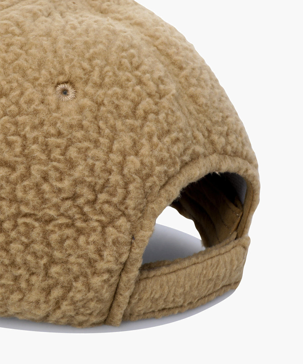 Marithe & Francois Girbaud - Classic Logo Fleece Ball Cap (Dark Beige) product image 3 | TRAB K-Fashion Australia