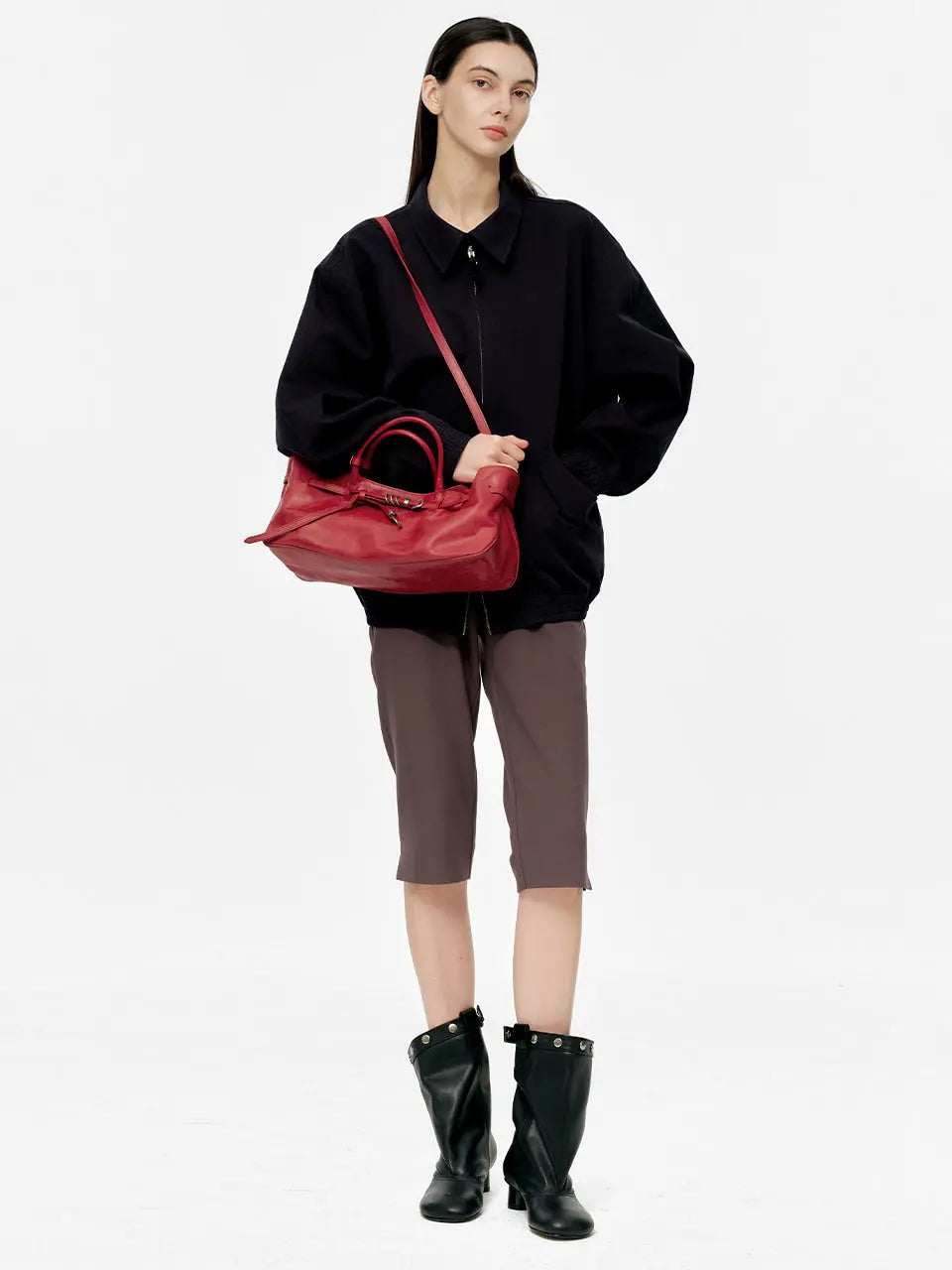Marge Sherwood - Grandma Used Bag (Apple Red Pull-Up) product image 9 | TRAB K-Fashion Australia