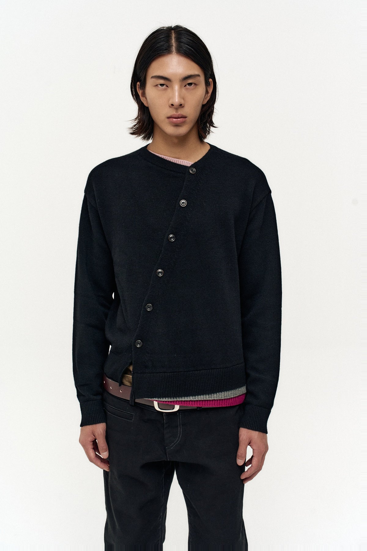 Andersson Bell - Layered Cardigan (Black) product image 4 | TRAB K-Fashion Australia