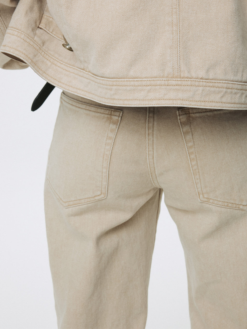 Tonywack - Washed Cotton Straight Pants (Washed Beige) product image 3 | TRAB K-Fashion Australia