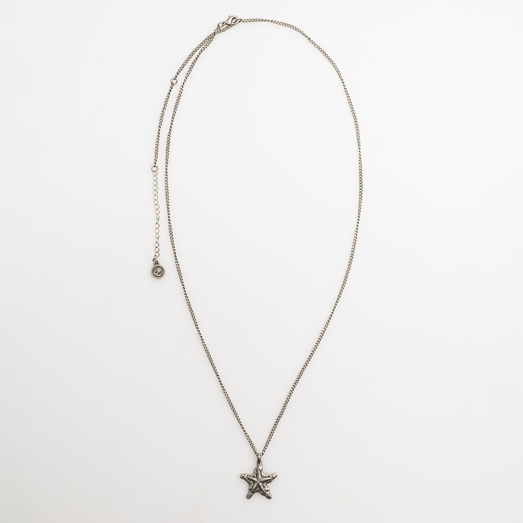 Towtow Archive - Starfish Pendant Necklace Silver Burnish (OC) product image 2 | TRAB K-Fashion Australia