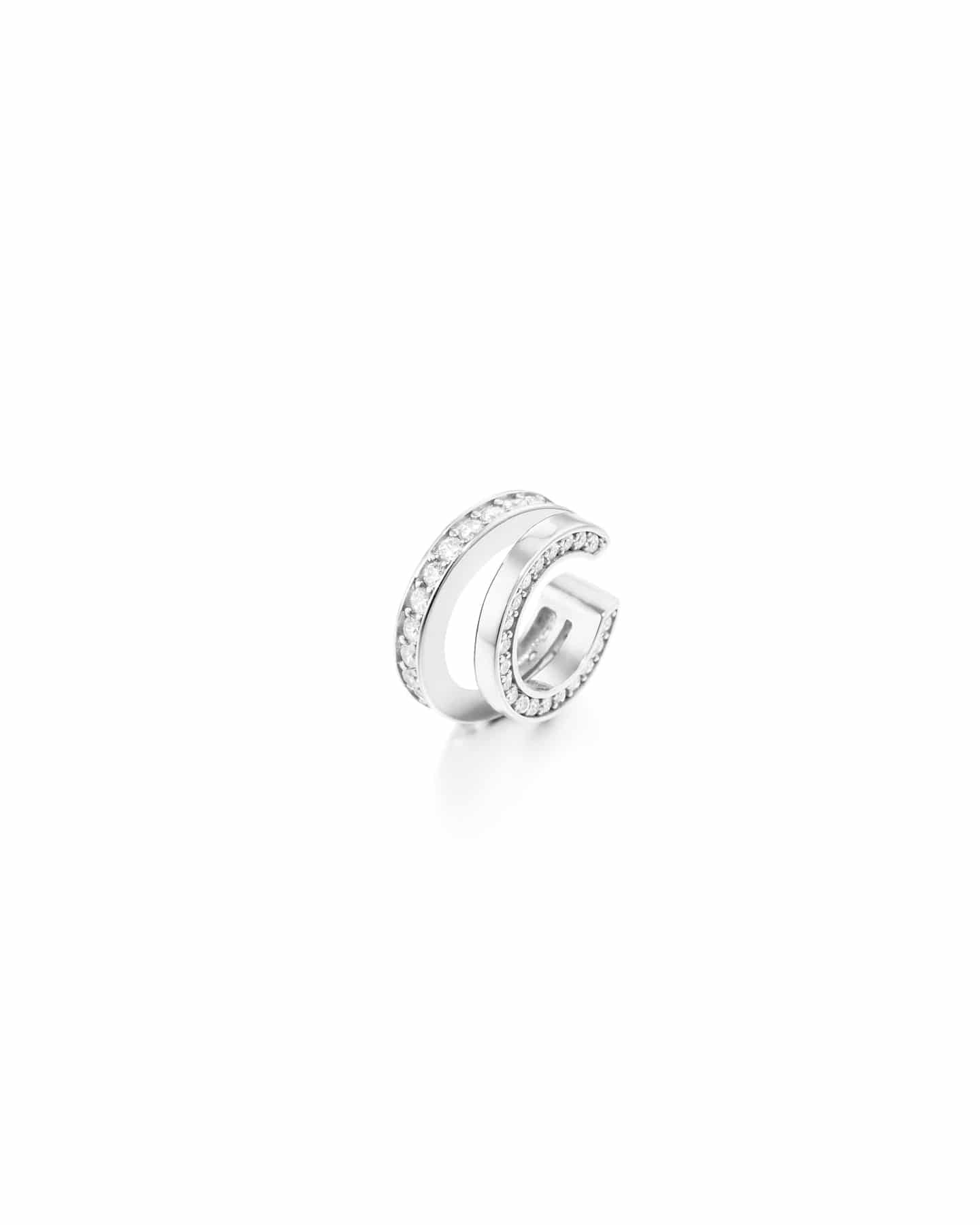 Numbering - Double Line Pave Ear Cuff #3125 product image 3 | TRAB K-Fashion Australia