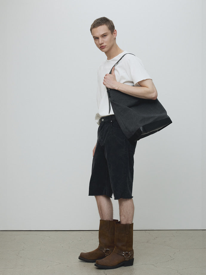 Tonywack - Raw Edge Washed T-Shirt (Off White) product image 3 | TRAB K-Fashion Australia