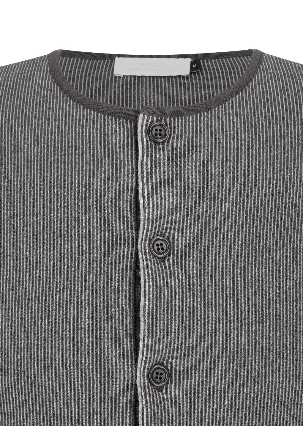Amomento - Stripe button up cardigan (Brown) product image 9 | TRAB K-Fashion Australia
