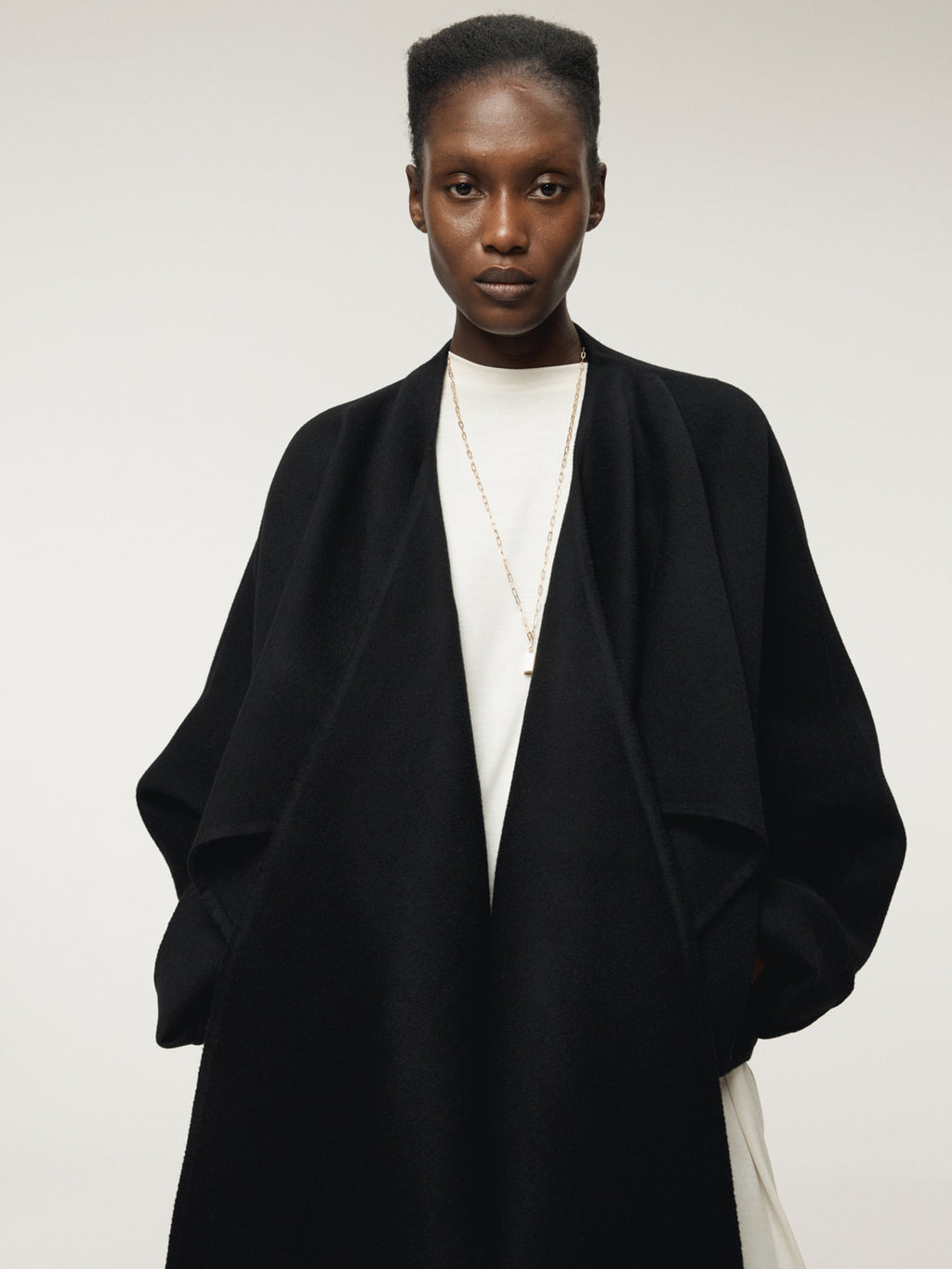 Recto - Handmade Muffler Coat (Black) product image 3 | TRAB K-Fashion Australia