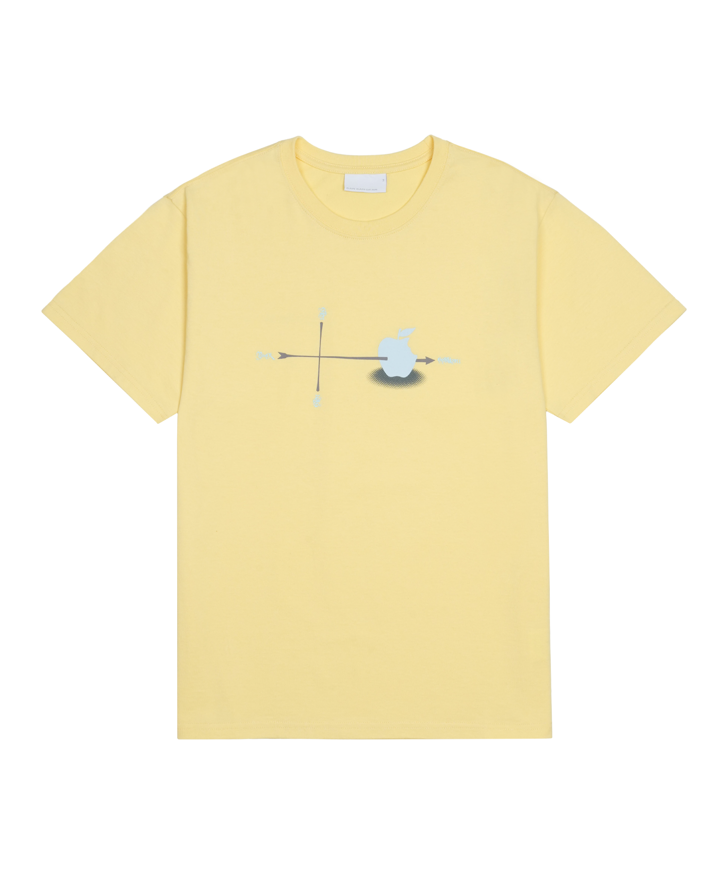 San San Gear - Pierce T-Shirt (Yellow) product image 1 | TRAB K-Fashion Australia